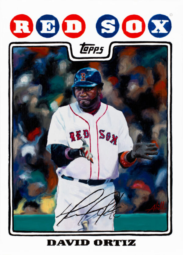 DAVID ORTIZ – 08 TOPPS OPENING DAY PRINT