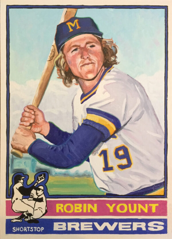 ROBIN YOUNT – 76 TOPPS PRINT